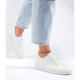 Baskets blanches classiques pour femme 1