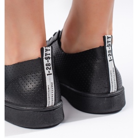 Seastar Baskets femme ajourées noires le noir 4