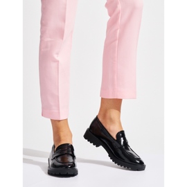 Mocassins vernis noirs 2