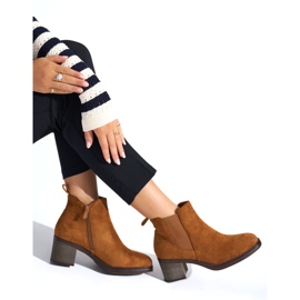 Bottines classiques marron brun 4