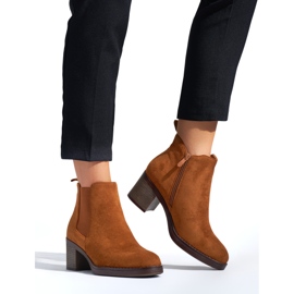 Bottines classiques marron brun 1