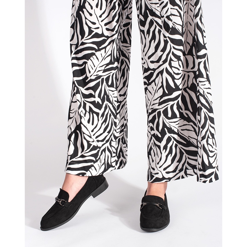 Goodin Mocassins classiques en daim noir le noir 1