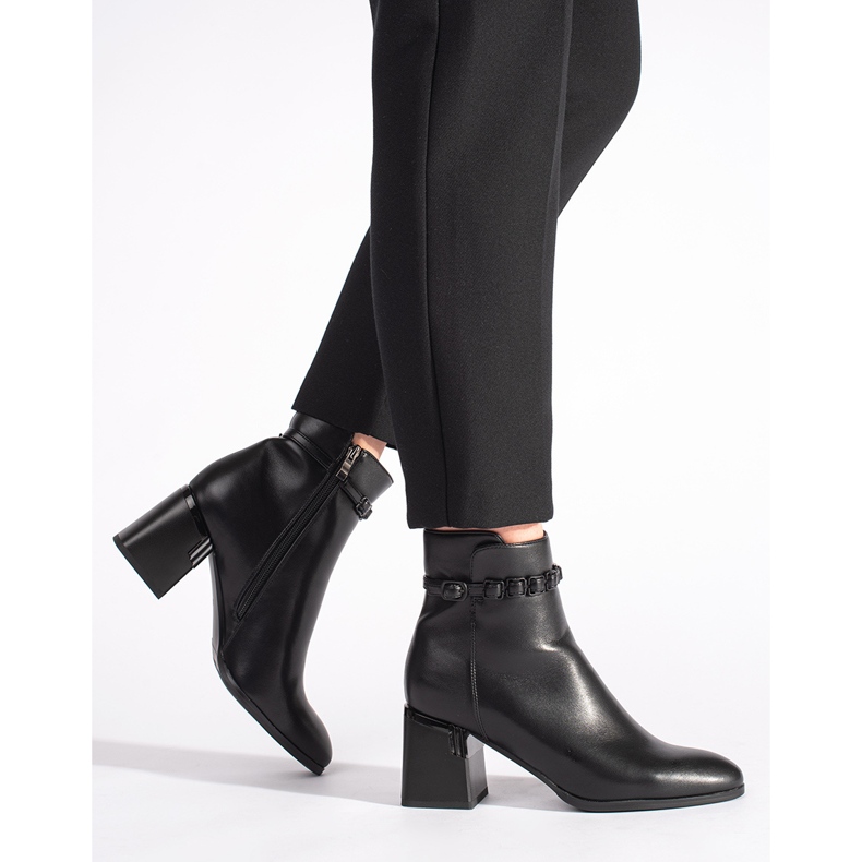 Bottines femme élégantes noires 1