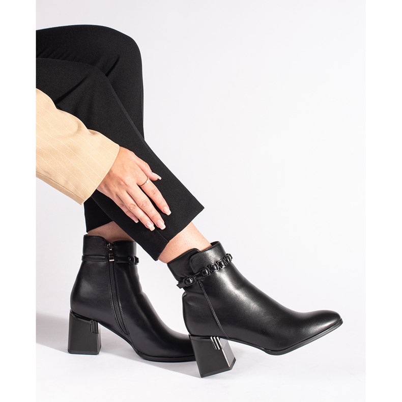 Bottines femme élégantes noires 2