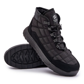 Bottes d'hiver isolées à lacets pour hommes Progress PROGJ-24-153 Noir le noir 7