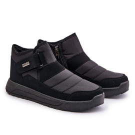 Bottes de neige d'hiver isolées pour hommes Progress PROGJ-22-153 Noir le noir 6