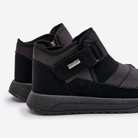 Bottes de neige d'hiver isolées pour hommes Progress PROGJ-22-153 Noir le noir 1