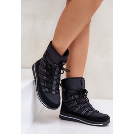 Bottes de neige Progress PROGJ-20-02 pour femmes, noir le noir 5