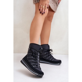 Bottes de neige Progress PROGJ-20-02 pour femmes, noir 2