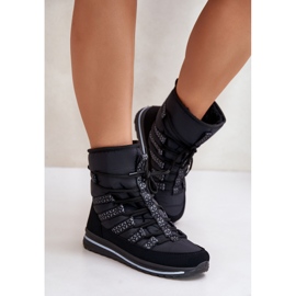Bottes de neige Progress PROGJ-20-02 pour femmes, noir le noir 3
