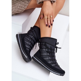 Bottes de neige Progress PROGJ-20-02 pour femmes, noir le noir 7