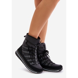 Bottes de neige Progress PROGJ-20-02 pour femmes, noir le noir 1