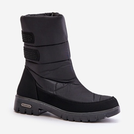 Bottes de neige à glissière Progress pour femmes PROGJ-21-16 Noir le noir 4