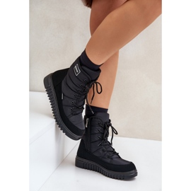 Bottes de neige Progress PROGJ-24-157 pour femmes, noir le noir 7