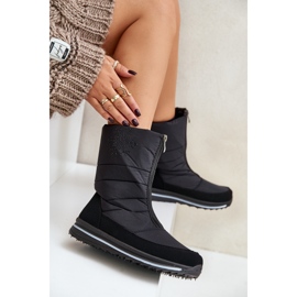 Bottes de neige avec fermeture éclair pour femmes Progress PROGJ-22-130 Noir le noir 5