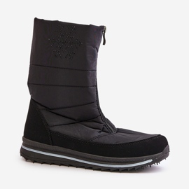 Bottes de neige avec fermeture éclair pour femmes Progress PROGJ-22-130 Noir le noir 4
