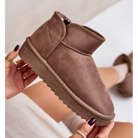 Bottes de neige à plateforme pour femmes D.Franklin DFSH370010 Taupe beige 2