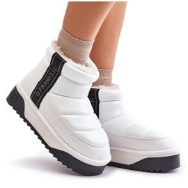 Bottes de neige basses à semelle épaisse D.Franklin DFSH371011 Blanc blanche 10