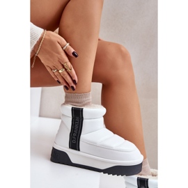 Bottes de neige basses à semelle épaisse D.Franklin DFSH371011 Blanc blanche 6