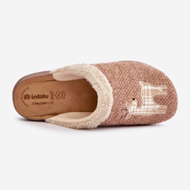 Chaussons Femme Avec Renne et Fourrure Inblu CT000034 Beige 2