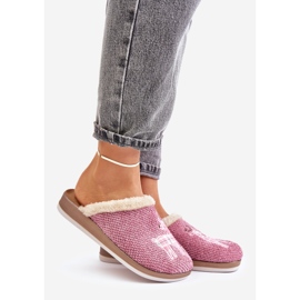 Chaussons Femme Avec Renne et Fourrure Inblu CT000034 Rose 1 Chaussons Femme Avec Renne et Fourrure Inblu CT000034 Rose 1