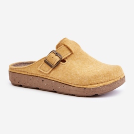 Chaussons Confortables Pour Femmes Avec Boucle Inblu ED000019 Jaune 5