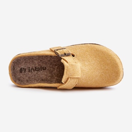 Chaussons Confortables Pour Femmes Avec Boucle Inblu ED000019 Jaune 2
