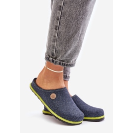 Chaussures maison femme Inblu Chaussons CS000039 Bleu marine 1