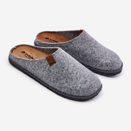 Pantoufles préventives pour hommes Inblu SI000001 gris 1