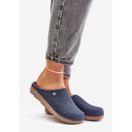Accueil chaussures Chaussons femme Inblu ED000018 Bleu marine 1