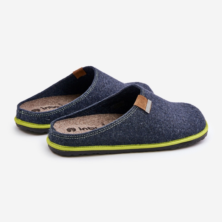 Chaussons Homme, Inblu Home Shoes SI000023 Bleu Marine 2
