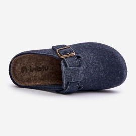 Chaussons Pour Hommes Avec Boucle Tongs Préventives Inblu MT000012 Bleu Marine 2 Chaussons Pour Hommes Avec Boucle Tongs Préventives Inblu MT000012 Bleu Marine 2