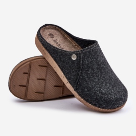 Accueil Chaussures Chaussons Tongs Inblu MT000011 Graphite le noir 2