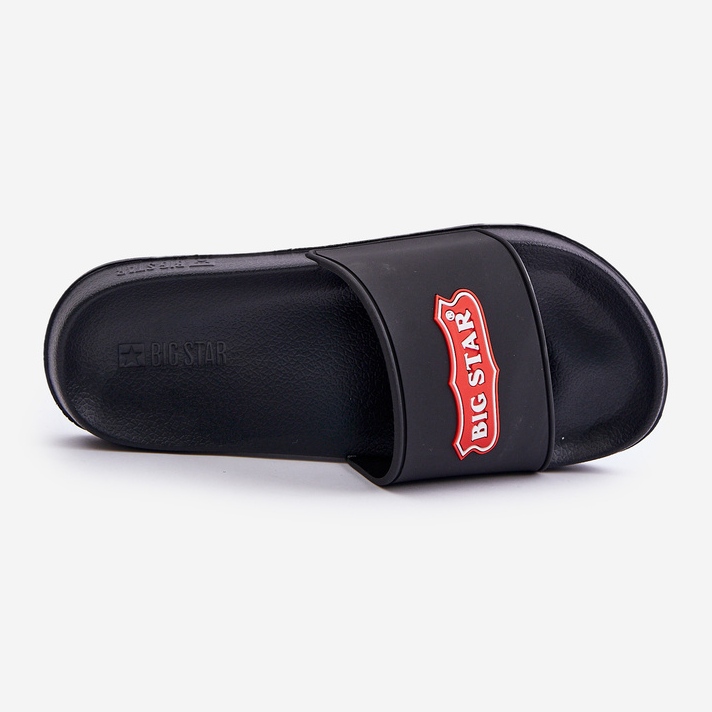 Tongs pour hommes avec logo Big Star OO174028 Noir 1