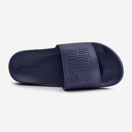Tongs Légères Pour Hommes Avec Logo Big Star OO174031 Bleu Marine 1