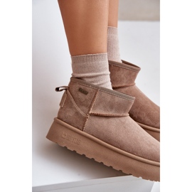 Bottes de neige basses à plateforme Big Star OO274A100 Beige 2