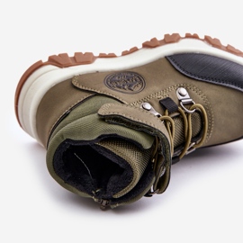 News Chaussures de randonnée hivernales isolées pour enfants avec fermeture éclair, vert foncé Temisha 2