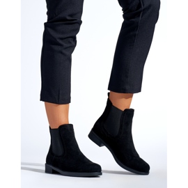 SHELOVET Bottines Chelsea élégantes noir 1