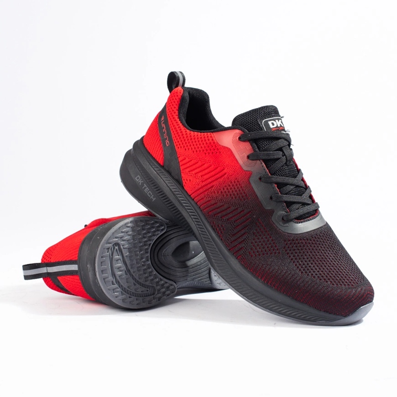 Chaussures de sport pour hommes DK rouges 2 Chaussures de sport pour hommes DK rouges 2