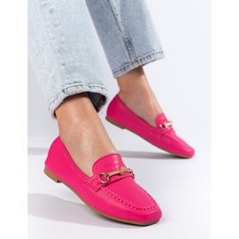 Mocassins femme Shelovet roses 1