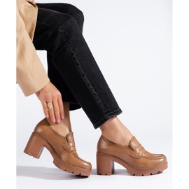 W. Potocki Chaussures marron à talons bas par Potocki brun 1