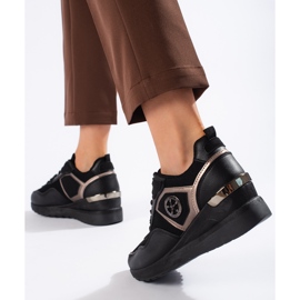 Chaussures de sport noires pour femmes le noir 2