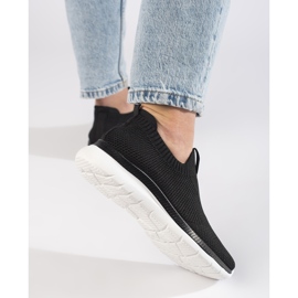Chaussures de sport à enfiler noires le noir 2