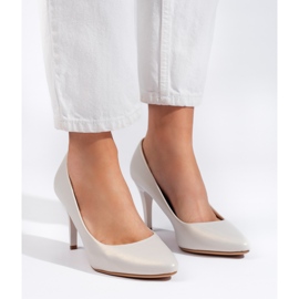 Escarpins à talons aiguilles blancs de Sergio Leone 1