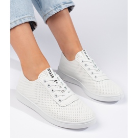 Seastar Baskets femme ajourées blanches 1