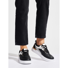 Chaussures de sport à plateforme noires 2