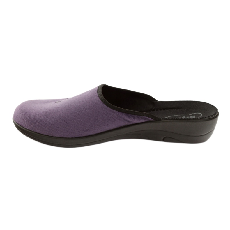 Befado chaussures pour femmes pantoufles 552D006 pantoufles violet multicolore 2