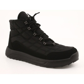 Bottes d'hiver isolées à lacets pour hommes Progress PROGJ-24-153 Noir le noir 8