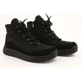 Bottes d'hiver isolées à lacets pour hommes Progress PROGJ-24-153 Noir le noir 10
