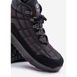 Bottes d'hiver isolées à lacets pour hommes Progress PROGJ-24-153 Noir le noir 5